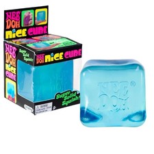 Blue NeeDoh Nice Cube Stress Ball Fidget Toy Brand New
