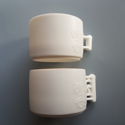 Chinesisches Museum NMC Kunstwerkstatt Tee Kaffee weiß Keramik Tassen traditionelle Motive