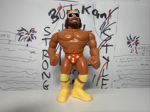 WWF MACHO MAN RANDY SAVAGE Hasbro Wrestling Figure...