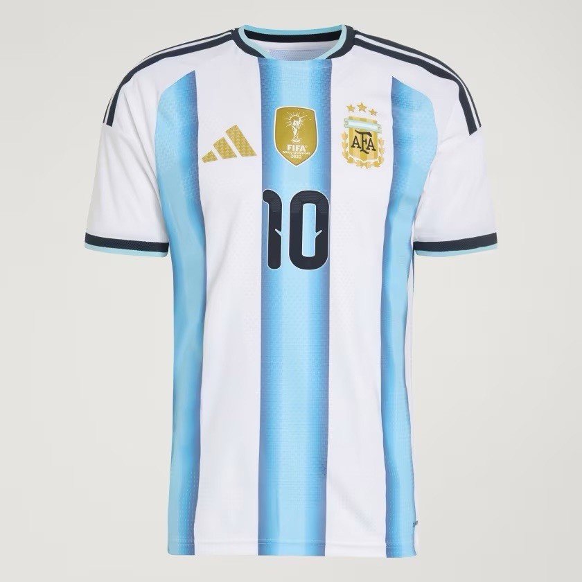 Argentina Home Messi 2026 Authentic With Sleeve Badge Large
