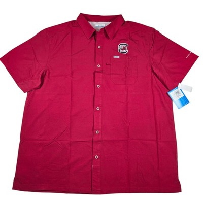 NWT Columbia University South Carolina Gamecocks NCAA Slack Tide Camp Shirt XL