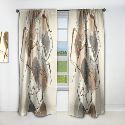 Designq Curtains Gold Glam Squares Iii Curtains For Bedroom Curtains For Living
