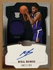 2018-19 Panini Dominion Mikal Bridges On-Card Rookie Patch Auto #'d /199 RPA