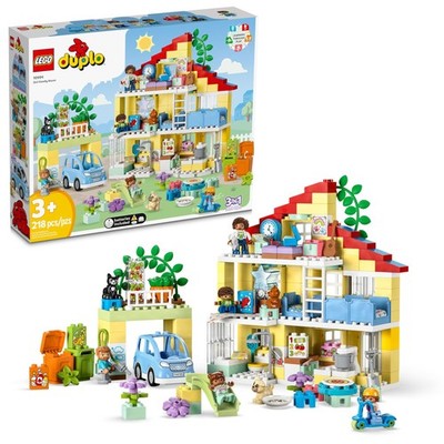 LEGO DUPLO 3 in 1 Family House 10994 Educational Building Toy Set Town STEM Gift