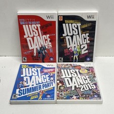 Just Dance 2015 Summer Party 4 Nintendo Wii Game Lot CIB