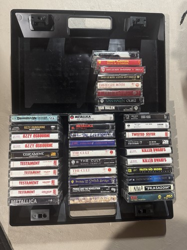 80s Mostly Metal Cassette Tape Lot / 38 Tapes