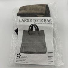 Large Tote Bag Craft Kit Dark Brown Help Heal Veterans Brown / Multicolor