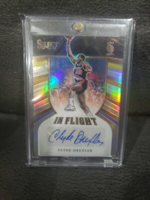 2020-2021 Select In Flight Clyde Drexler  /149 Prizm Trailblazers  No IF-CDX
