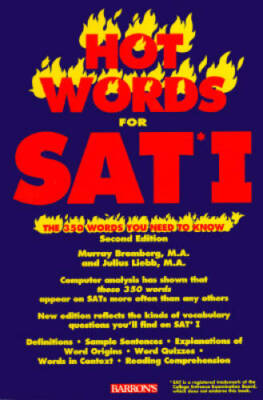 Hot Words for Sat I: The 350 Words You Need to Know (Barron's Hot Words f - GOOD