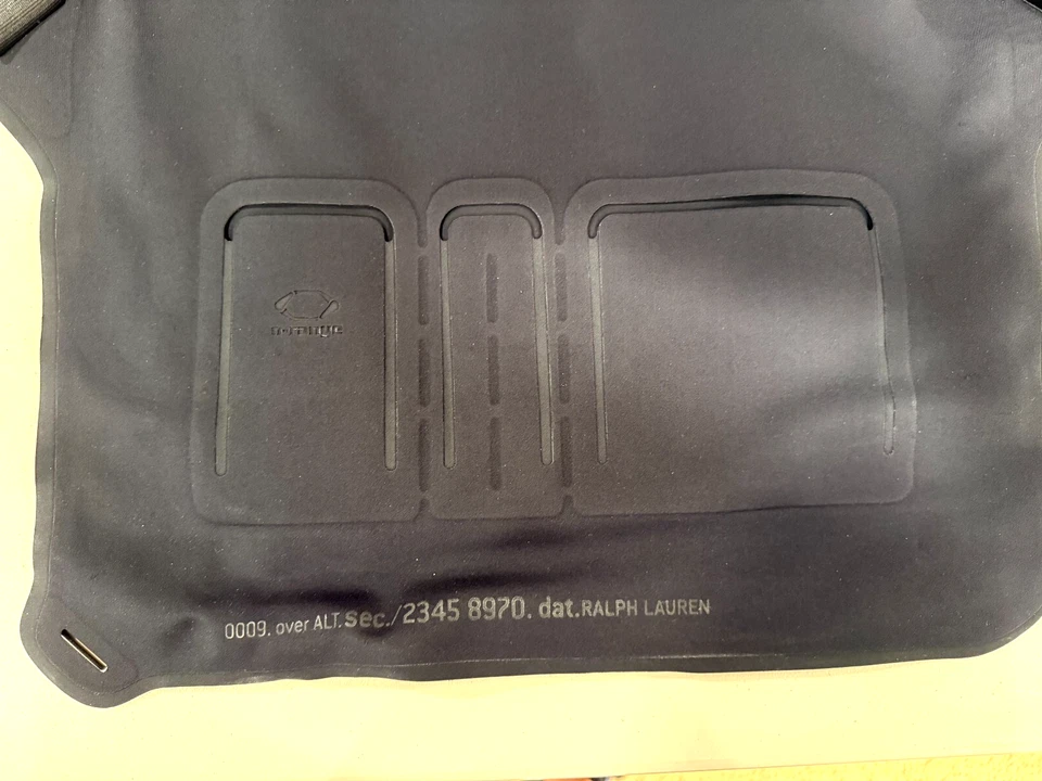 Ralph Lauren RLX Polo Deportivo Mensajero Bolso para Laptop Raro Moderno Plano Hecho en Italia Foto 2 de 4