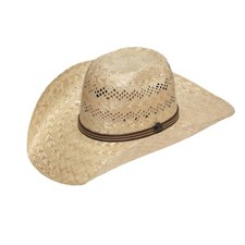 Ariat 10X Sisal Punchy Natural Straw Western Cowboy Hat A73162