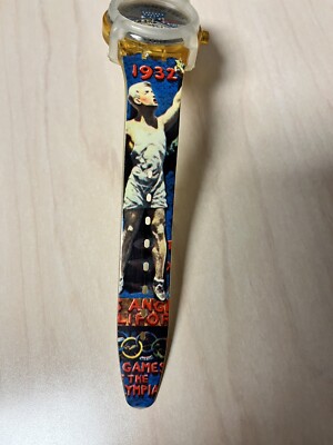 Vintage Swatch Watch Commemorative Los Angeles 1932 Olympics | eBay