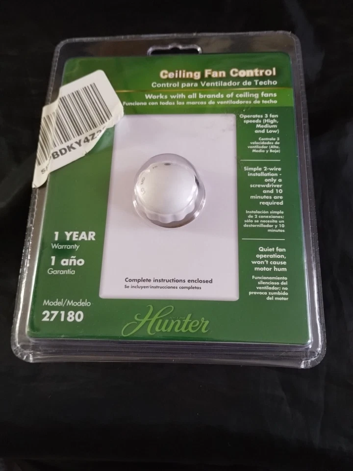 ALL FAN 3-Speed Ceiling Fan Control DIY For All Brands HUNTER Model 27180 - Image 2 of 4