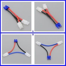 EC3 1 Female to 2 Female Tamiya Series Parallel Harness Wire RC Battery Adapter
