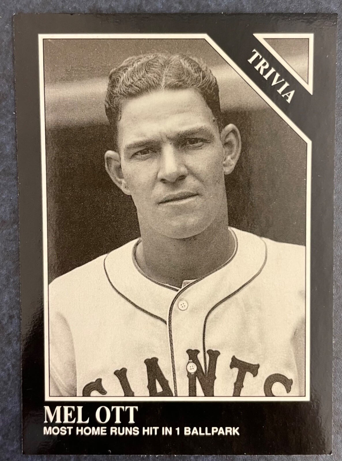 1991 THE SPORTING NEWS CONLON COLLECTION MEL OTT CARD #225