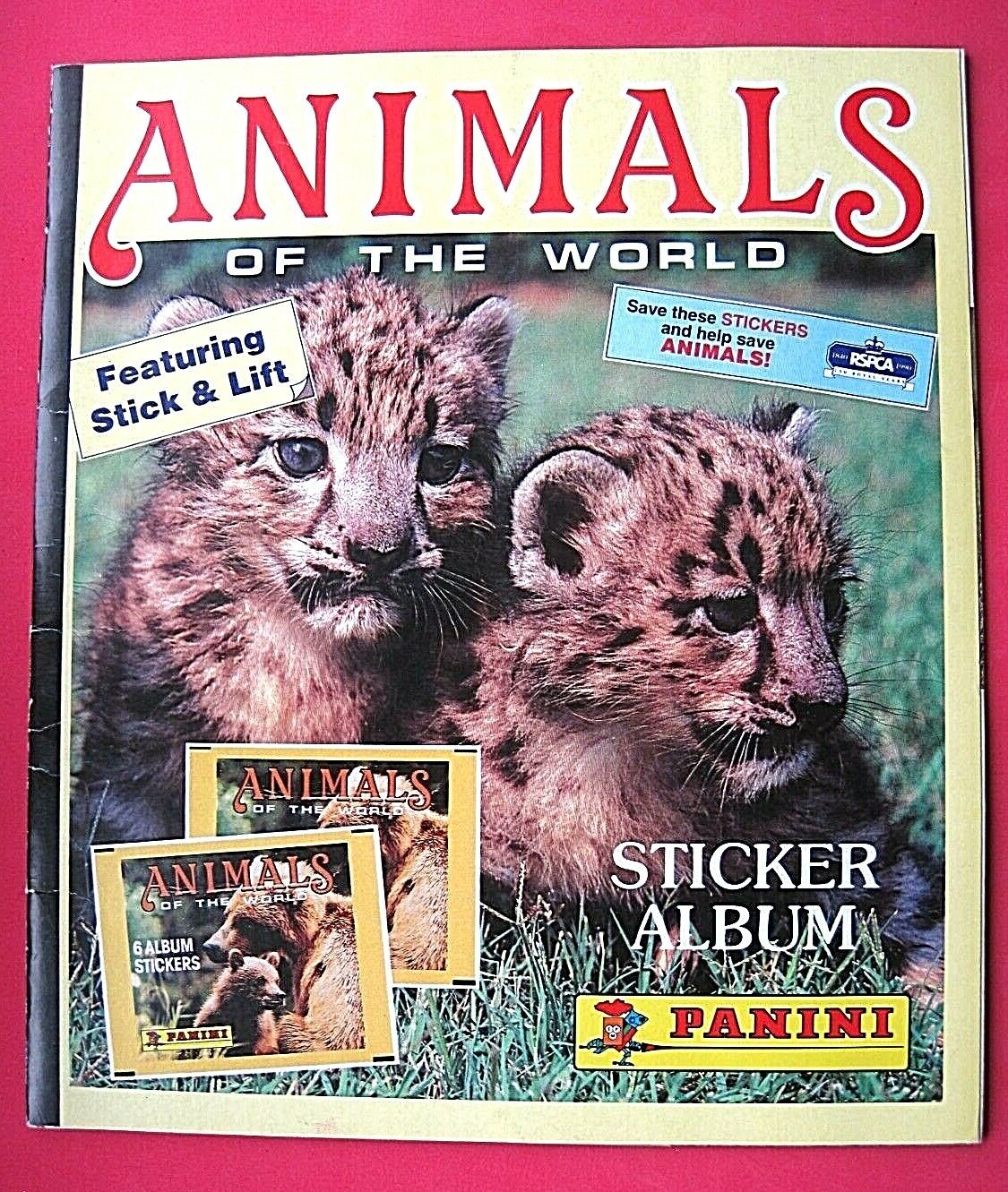 ANIMALS OF THE WORLD - PANINI - EMPTY AND UNUSED ALBUM 1990 | eBay