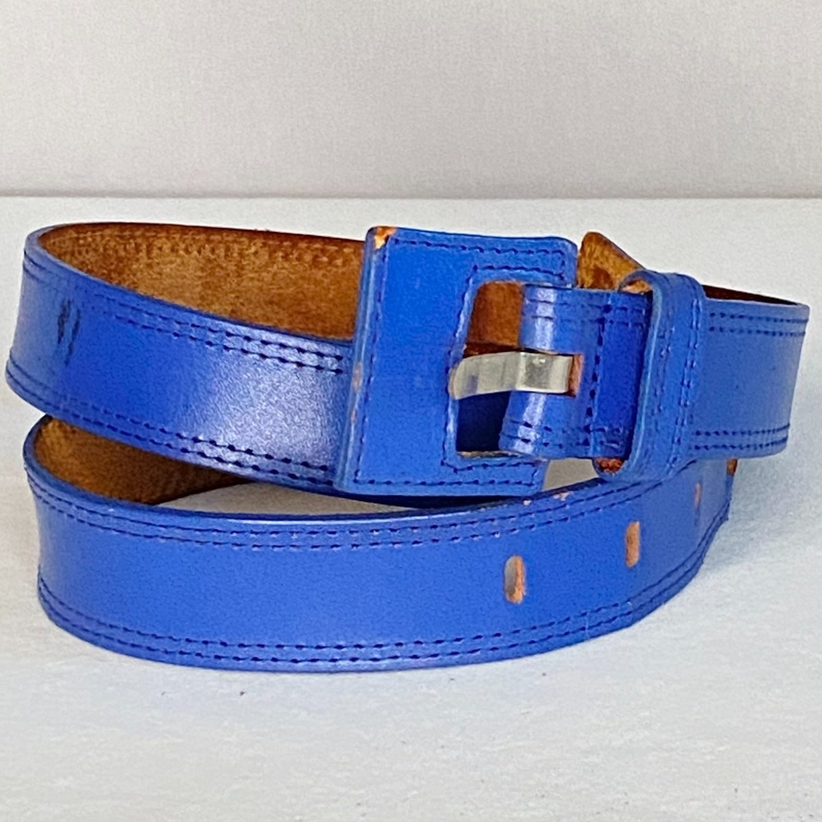 Womens Vintage Omega Genuine Leather Belt 5 Holes Size L Bottega Veneta Belts for Women | The RealReal main image 3