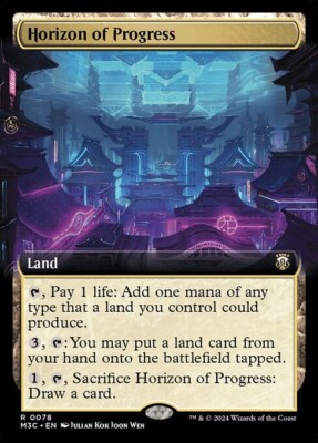 *MtG: HORIZON OF PROGRESS - Commander Modern Horizons 3 Rare - magicman-europe*