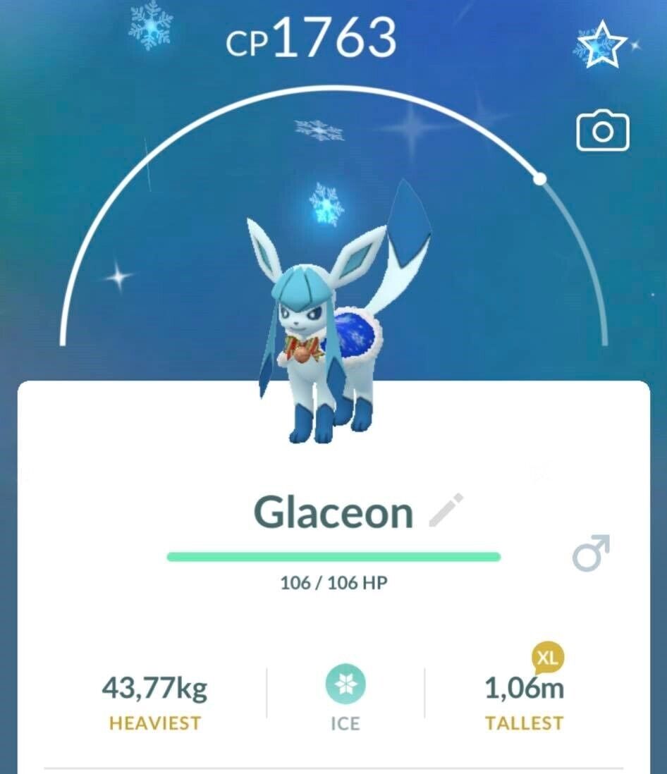 Shiny Leafeon ( Eevee Evolution ) Pokemon Trade Go