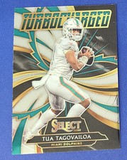 2020 Select RC Tua Tagovailoa Turbocharged Rookie Card Miami Dolphins #T21. rookie card picture