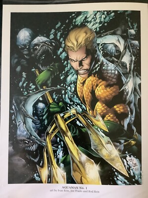Aquaman #1 Art By Ivan Reis 9x12 Art Print Poster