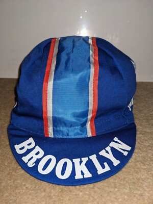 BROOKLYN CYCLING TEAM HAT RARE RETRO ICONIC RACING CAP ONE SIZE