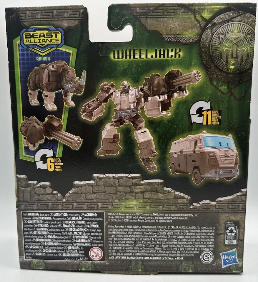 Transformers: Rise of the Beasts Movie Beast Alliance Beast Wheeljack + Rhinox - Image 4 of 4