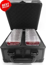 "Graded Card Storage Box PSA Case for 56 Slabs, Toploaders, Trading Cards"
