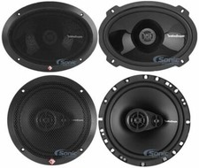 2) Rockford Fosgate P1692 6x9" Car Speakers +2) R165X3 6.5" Car Speakers Bundle