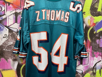 Miami Dolphins Zach Thomas 1999 2000 Football Jersey Vintage Nike