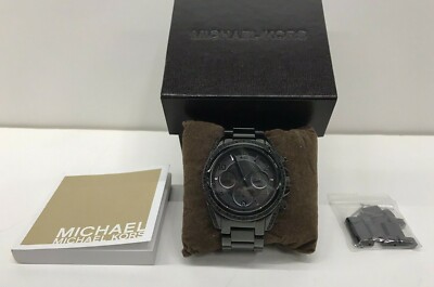 Michael Kors MK-5686 Blair Black S/Steel Chrono. Crystal  display picture 3