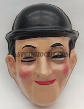 CARNIVAL MASK STANLIO VINTAGE 70 TAILORS NEW NEVER USED COSPLAY LAUREL HARDY