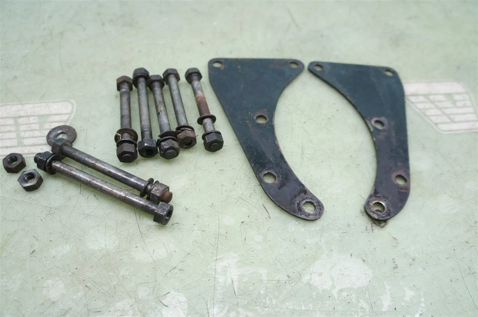 1950 BSA GOLDSTAR ZB34 ZB31 GOLD STAR RÍGIDO 500 ÚNICO *2342 SOPORTES DE MOTOR  Foto 3 de 3