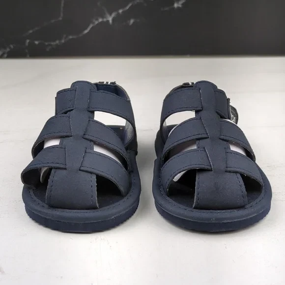 Sandalias de pescador Nautica para niños pequeñas Mikkel azul marino talla 3 Foto 3 de 4
