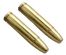 TWO GOLD BULLET BOLO BOLA TIPS CF316