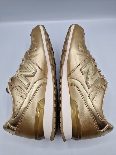 New Balance 996 EE Mujer Dorado Entrenadores con Cordones Talla UK5 EU37.5 US7 ¡Impresionantes! - Imagen 7 de 9