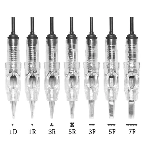 Disposable Microblading Eyebrow Cartridge Needle Makeup Tattoo Needle for 600D-G - product listing photo