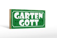 Holzschild Spruch 27X10 Cm Garten Gott Geschenk Holz Deko Schild Wooden Sign