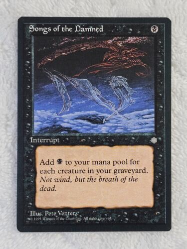 MTG Songs of the Damned Ice Age (ICE) 1995 Magic the Gathering Card NM - Picture 2 of 6