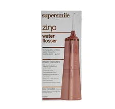 Supersmile Zina NIB Sealed Water Flosser Rechargeable Water Proof 5 Modes
