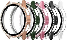 5-Pack Bling Screen Protector Case for Samsung Galaxy Watch 7 40mm Full Protecti