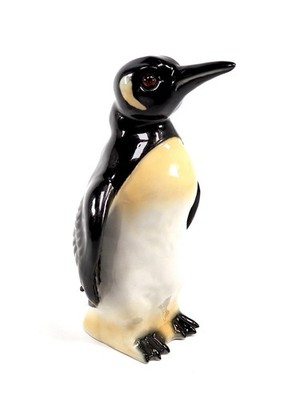 Vintage Art Deco Petite Penguin Ceramic Lamp