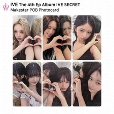 IVE 4th EP Album IVE SECRET Makestar POB Photocard WONYOUNG REI LIZ YUJIN LEESEO