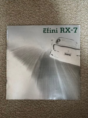 Mazda Efini RX-7 R Series Catalog Type R II Japanese Manual Used