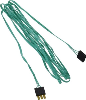 Trains 10â   REMOTE SWITCH EXTENSION WIRE - GREEN (1/card)