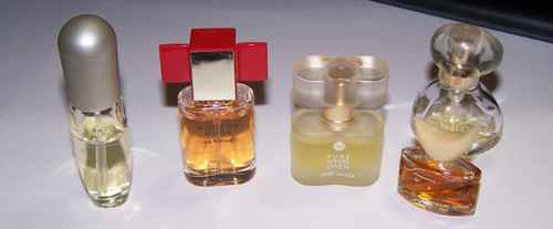 Lot of 5  Mini Perfume Travel Size Sample Lot Lauder, M. Muse, Sinan, ntuition