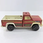 Tonka Sport Pickup Truck Diecast Vintage Red Off Road Toy Vehicle Metal Truck