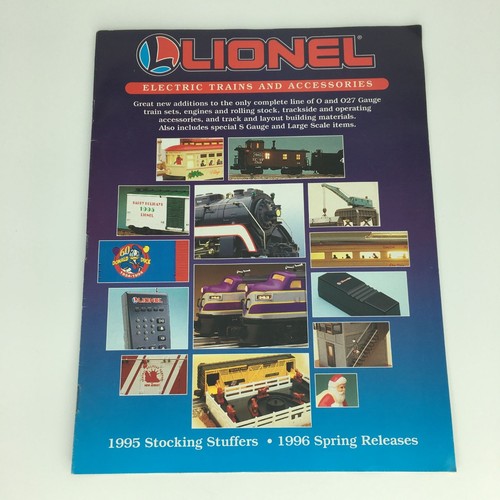 Lionel Electric Trains 1995 Stocking Stuffer 1996 Spring Releases Catalog