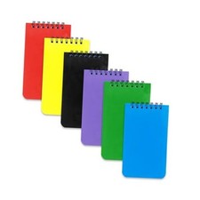 6 Pack Pocket Notebook Small 3x5 Spiral Notepads With Lined Pages, Small Top