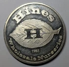 Vintage 1 oz .999 Fine Silver ~ 1983 Hines Wholesale Nurseries ~ CA Scales